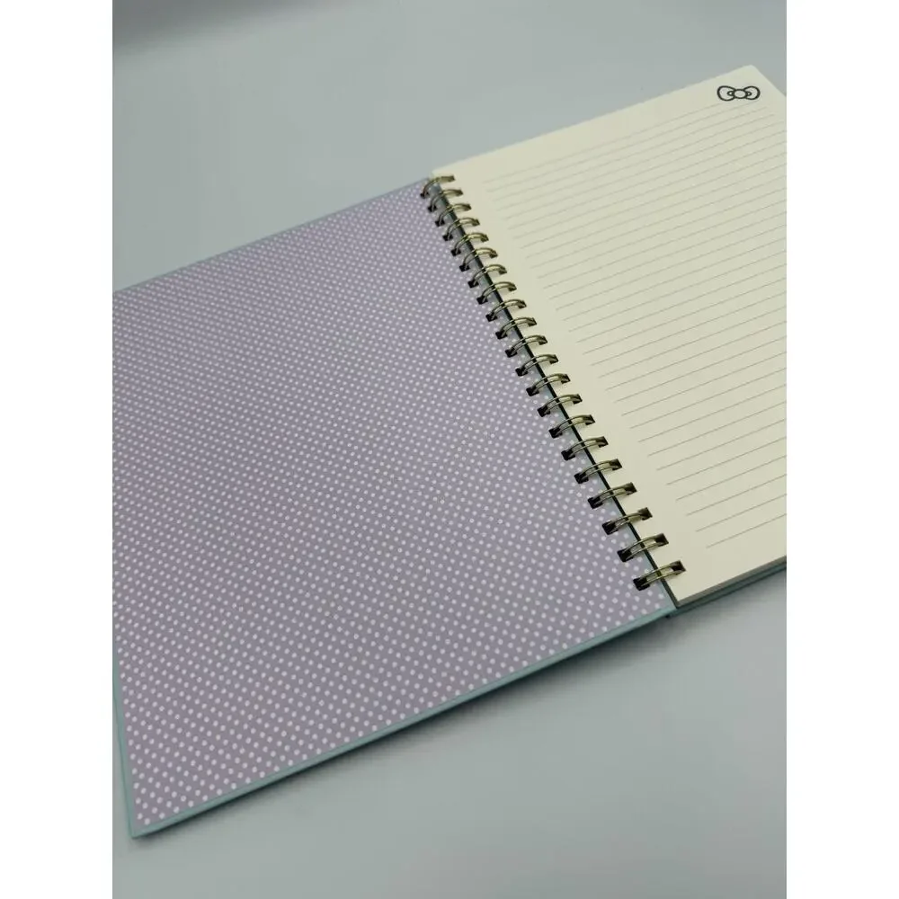Sanrio Hello Kitty Spiral Notebook 160 Lined Pages Mint Sweet Celebration